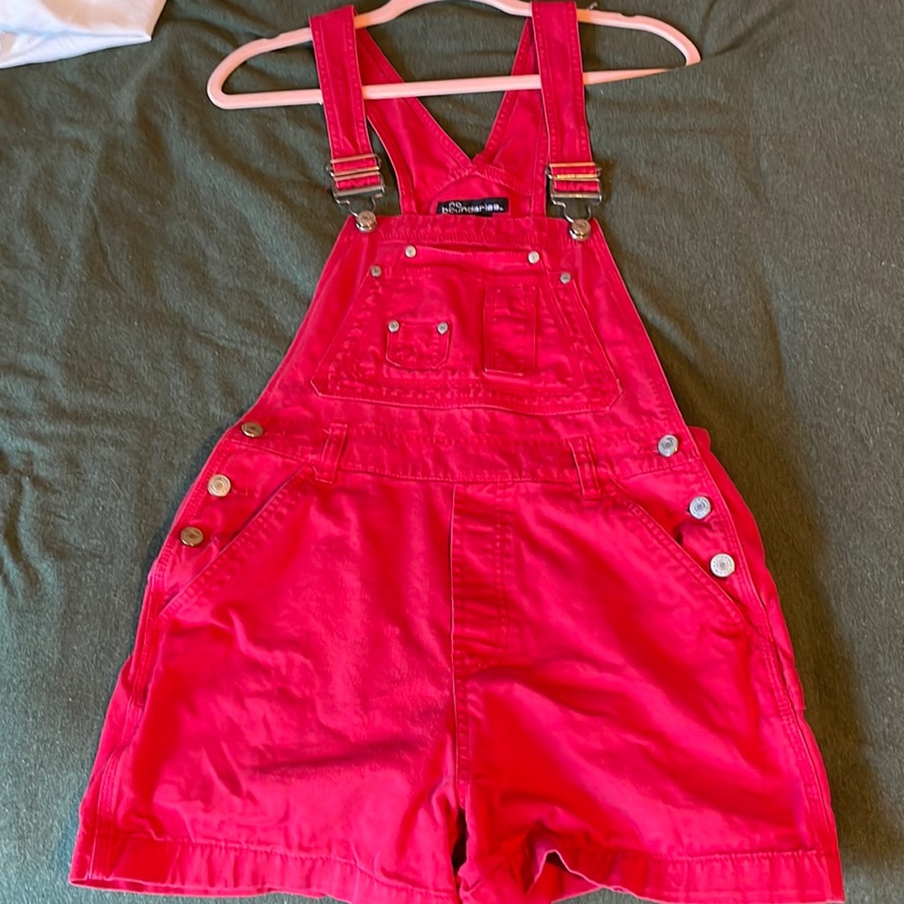 Vintage Red Overalls